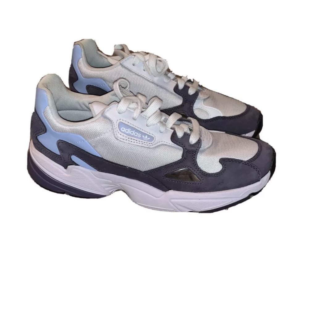 NEW Adidas Women's 9 Falcon White/Purple
